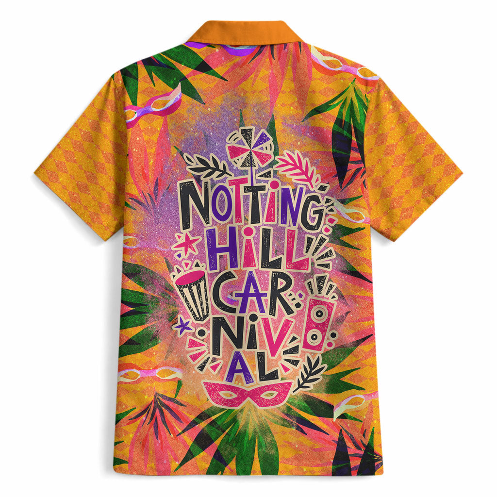 Notting Hill Carnival Hawaiian Shirt Caribbean Culture Music Festival Feathered Dancer Tropical