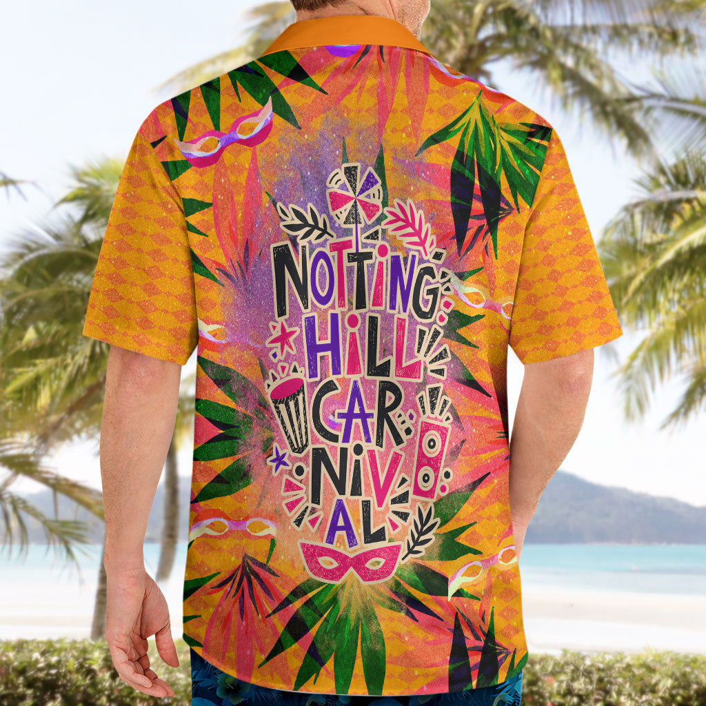 Notting Hill Carnival Hawaiian Shirt Caribbean Culture Music Festival Feathered Dancer Tropical