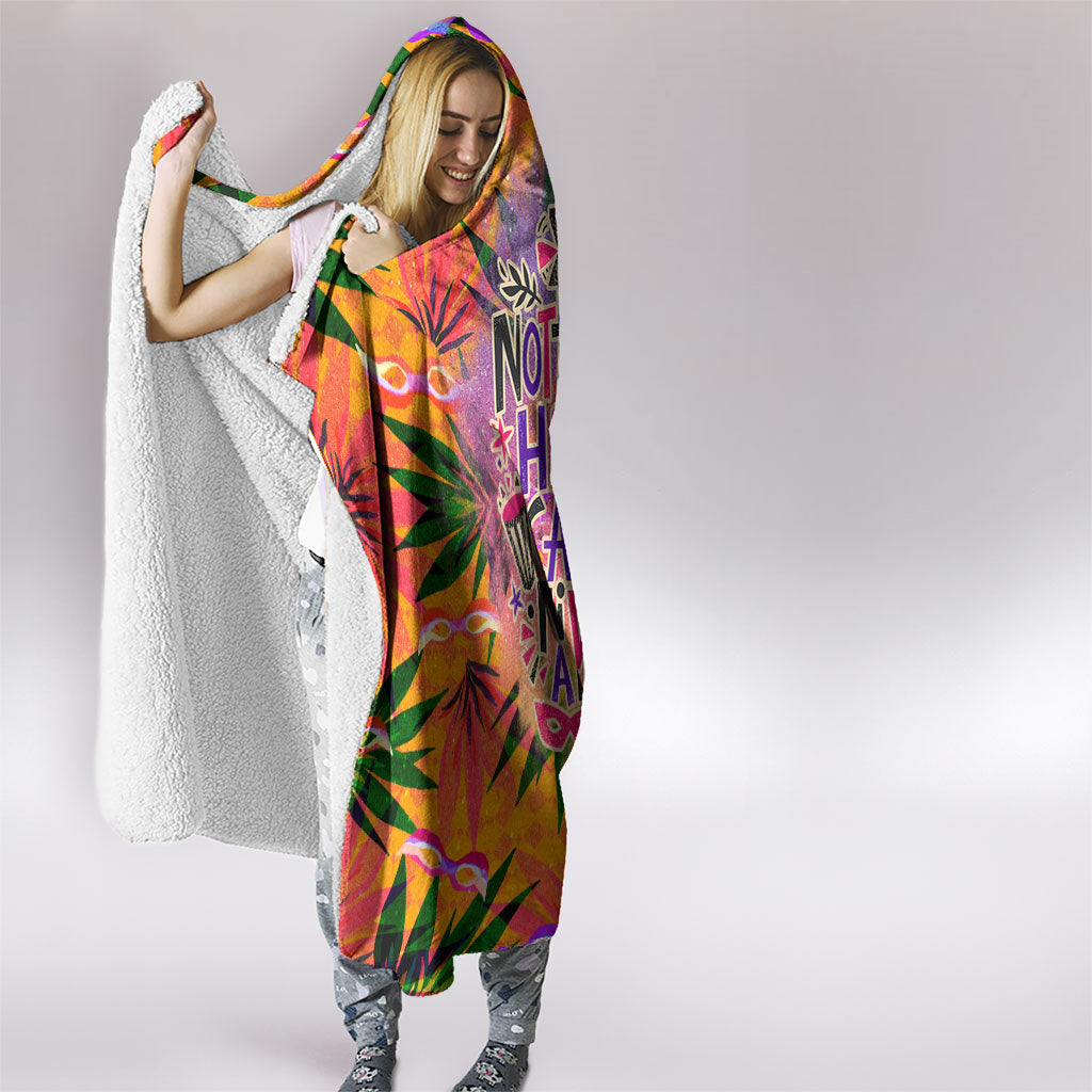 Notting Hill Carnival Hooded Blanket Caribbean Culture Music Festival Feathered Dancer Tropical