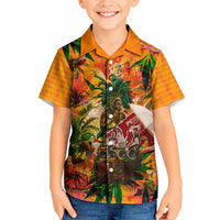 Notting Hill Carnival Kid Hawaiian Shirt Caribbean Culture Music Festival Feathered Dancer Tropical