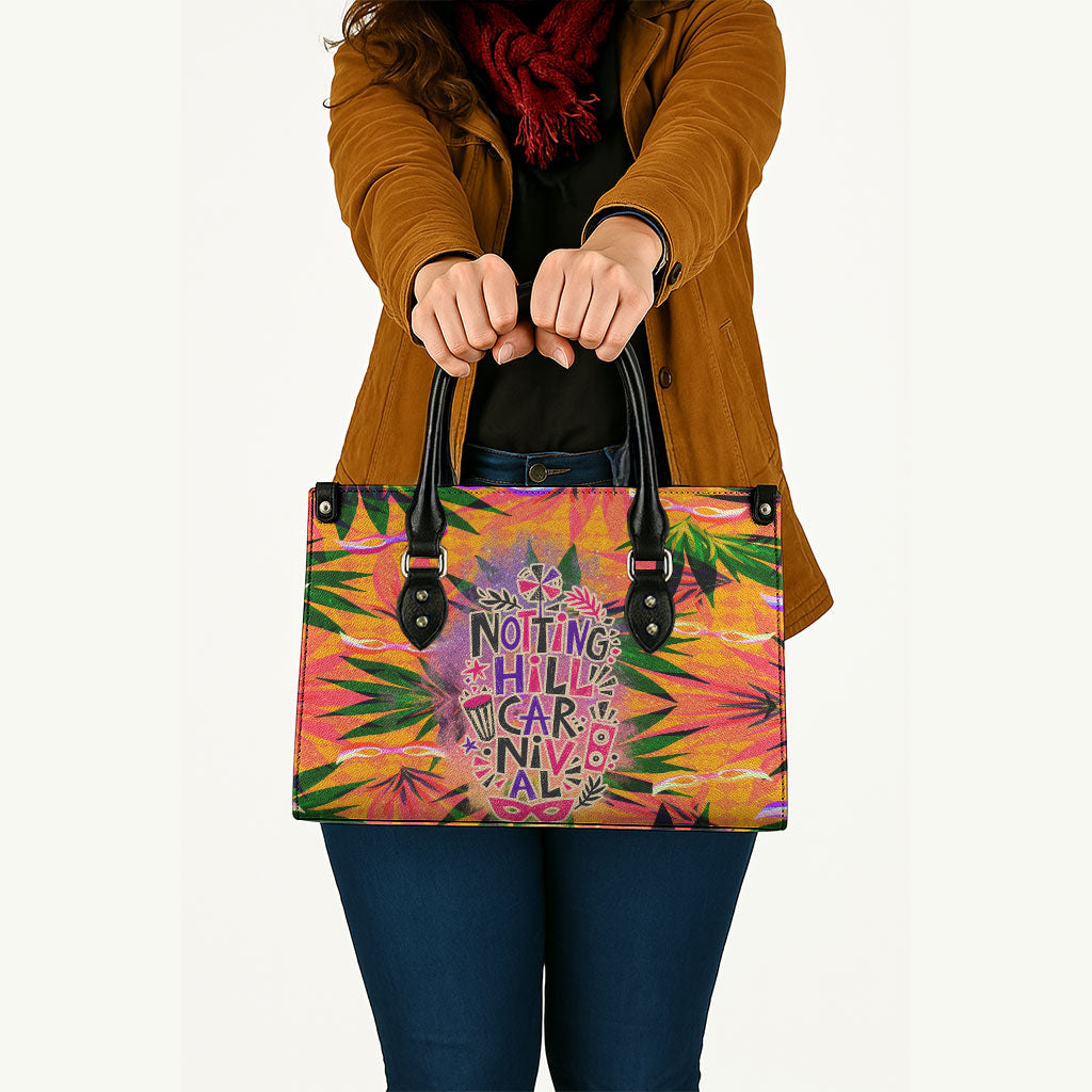 Notting Hill Carnival Leather Bag Caribbean Culture Music Festival Feathered Dancer Tropical