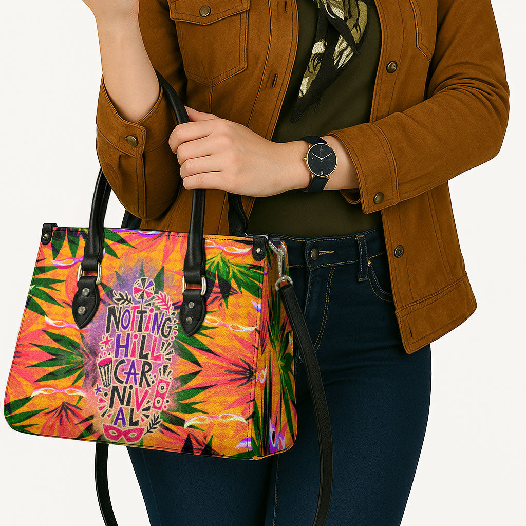 Notting Hill Carnival Leather Bag Caribbean Culture Music Festival Feathered Dancer Tropical
