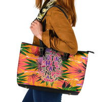 Notting Hill Carnival Leather Tote Bag Caribbean Culture Music Festival Feathered Dancer Tropical