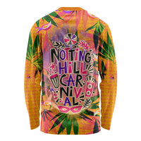 Notting Hill Carnival Long Sleeve Shirt Caribbean Culture Music Festival Feathered Dancer Tropical