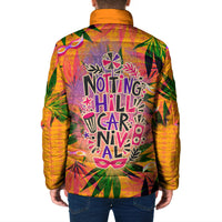 Notting Hill Carnival Padded Jacket Caribbean Culture Music Festival Feathered Dancer Tropical