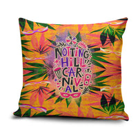 Notting Hill Carnival Pillow Cover Caribbean Culture Music Festival Feathered Dancer Tropical