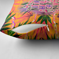 Notting Hill Carnival Pillow Cover Caribbean Culture Music Festival Feathered Dancer Tropical