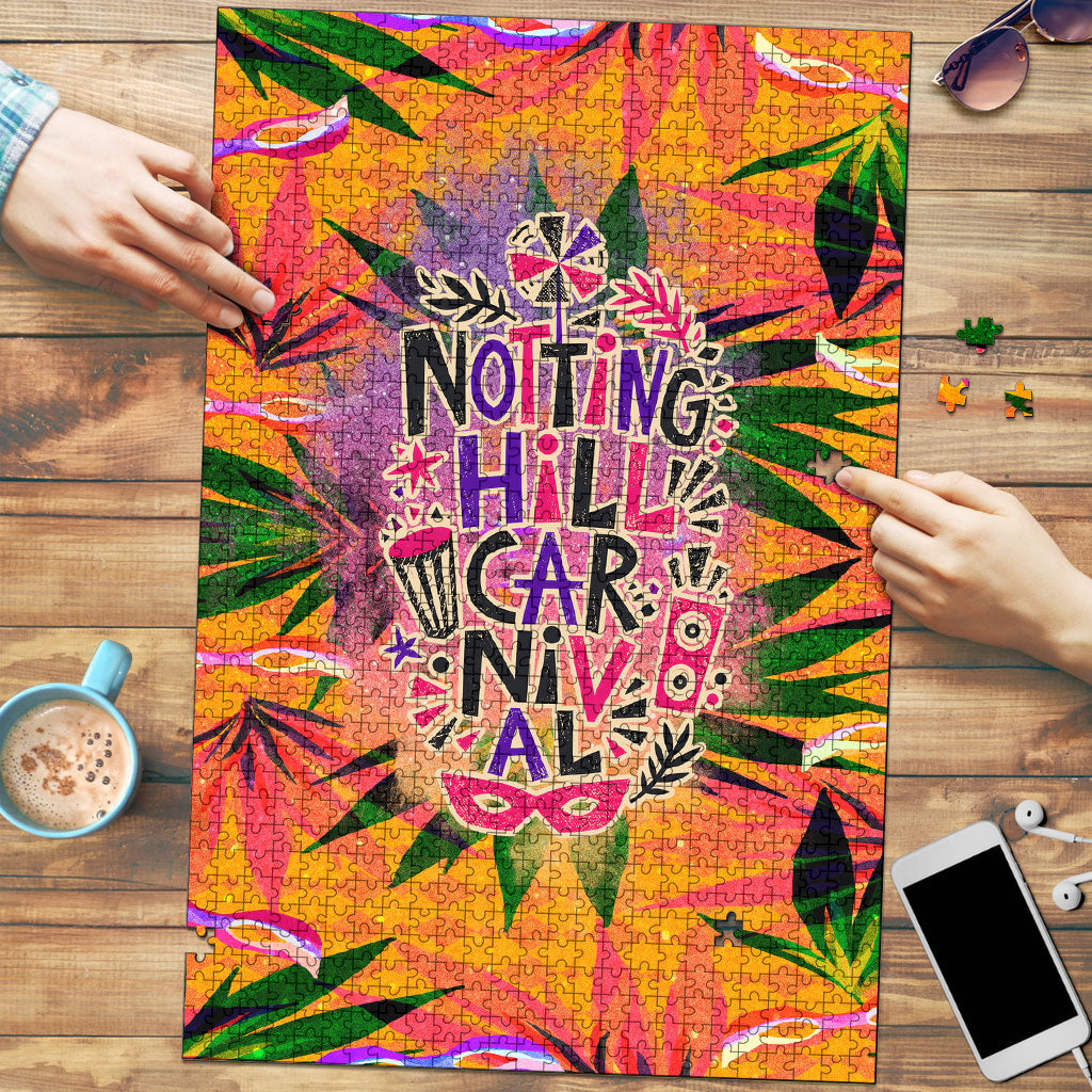 Notting Hill Carnival Puzzle Caribbean Culture Music Festival Feathered Dancer Tropical