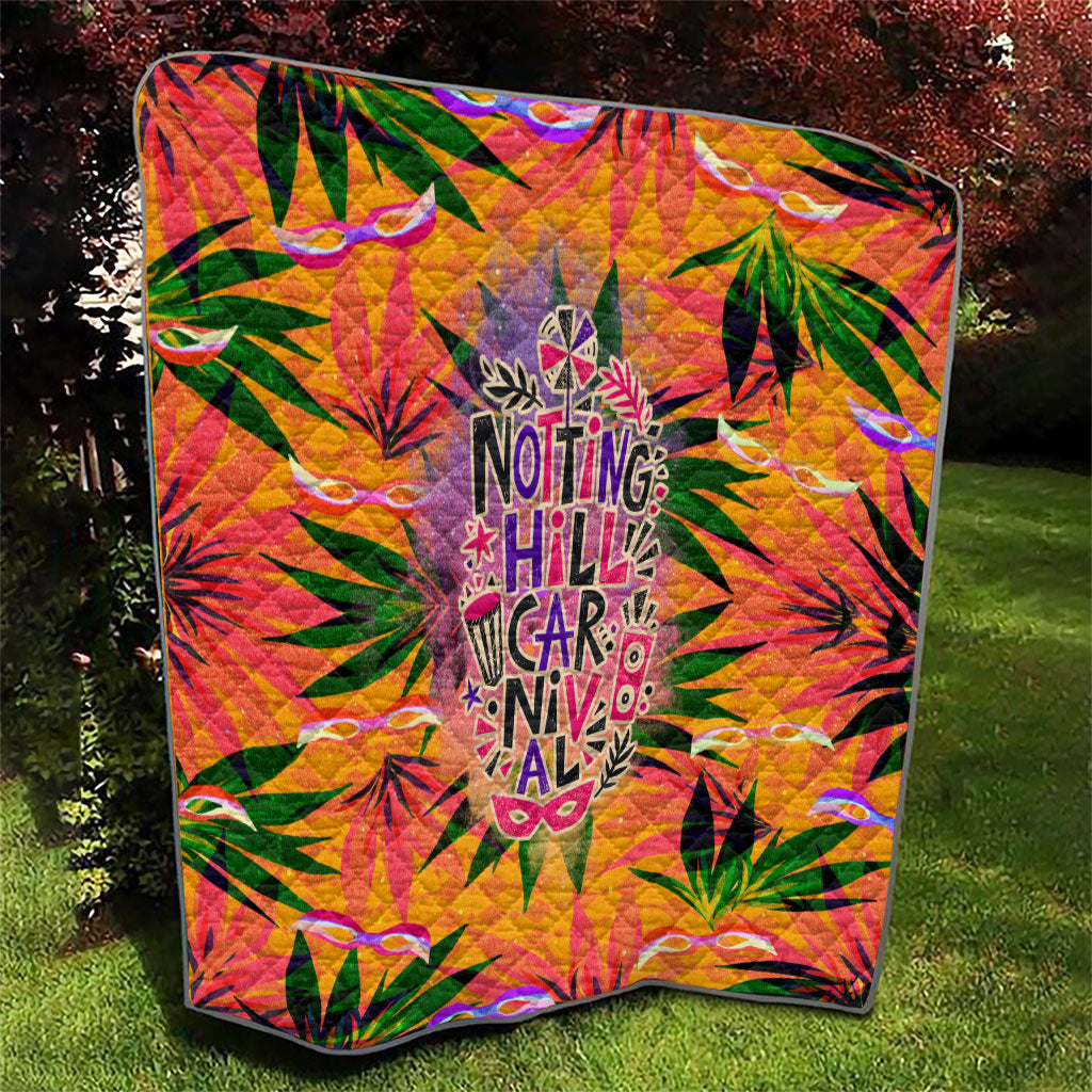 Notting Hill Carnival Quilt Caribbean Culture Music Festival Feathered Dancer Tropical