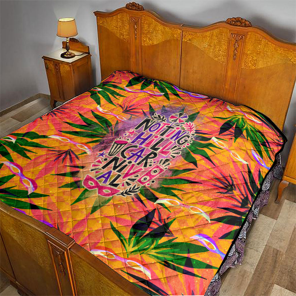 Notting Hill Carnival Quilt Caribbean Culture Music Festival Feathered Dancer Tropical