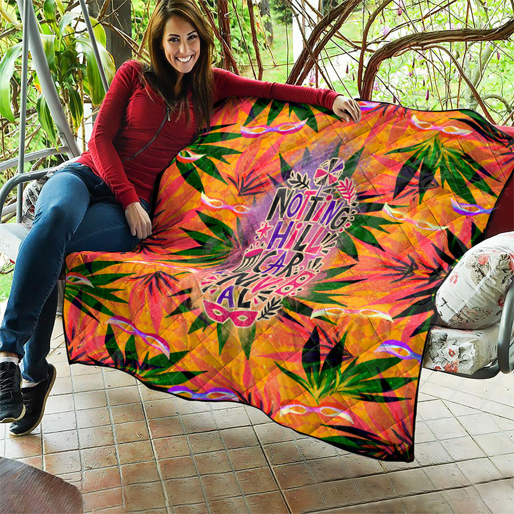 Notting Hill Carnival Quilt Caribbean Culture Music Festival Feathered Dancer Tropical
