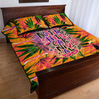 Notting Hill Carnival Quilt Bed Set Caribbean Culture Music Festival Feathered Dancer Tropical