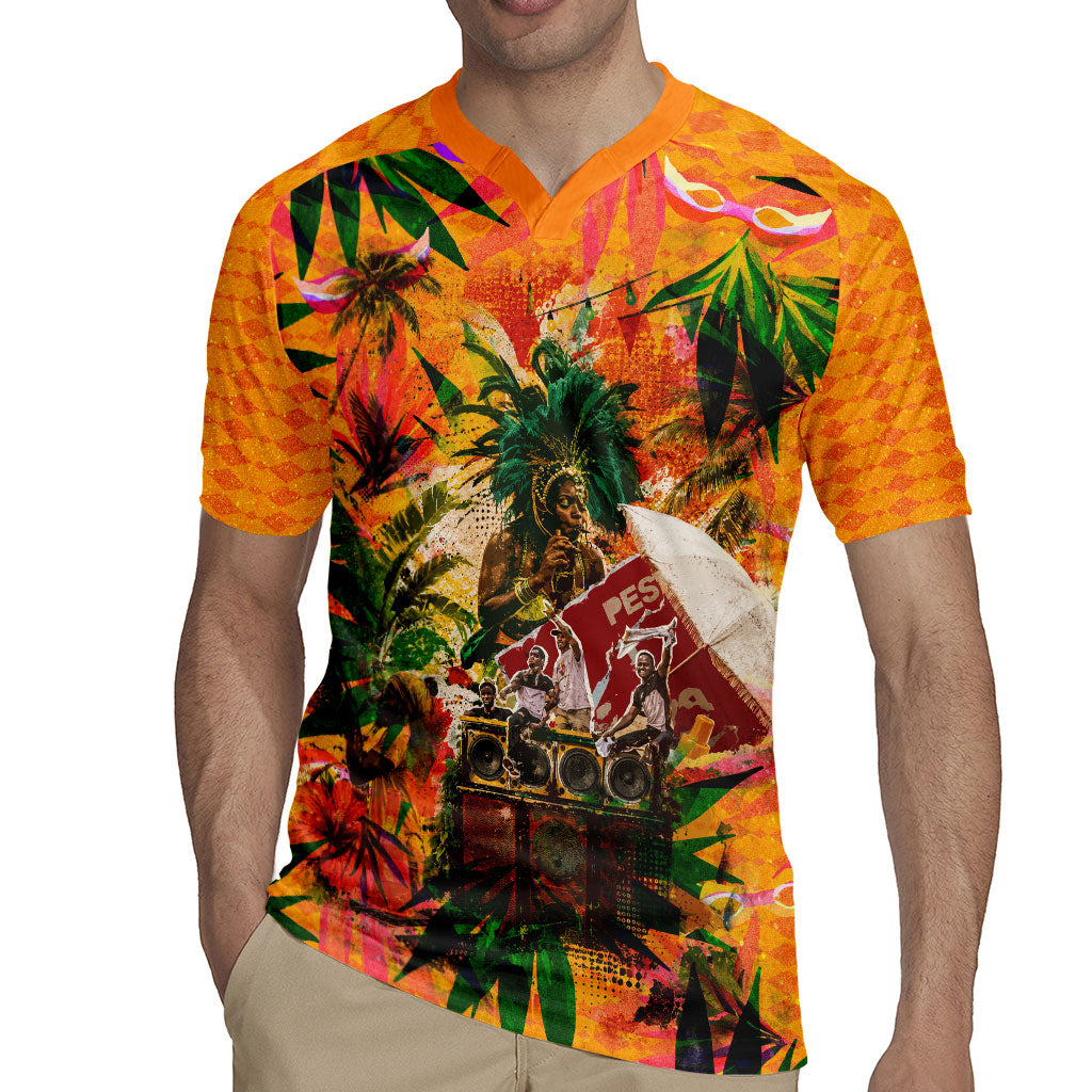 Notting Hill Carnival Rugby Jersey Caribbean Culture Music Festival Feathered Dancer Tropical