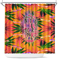 Notting Hill Carnival Shower Curtain Caribbean Culture Music Festival Feathered Dancer Tropical