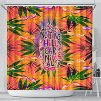 Notting Hill Carnival Shower Curtain Caribbean Culture Music Festival Feathered Dancer Tropical