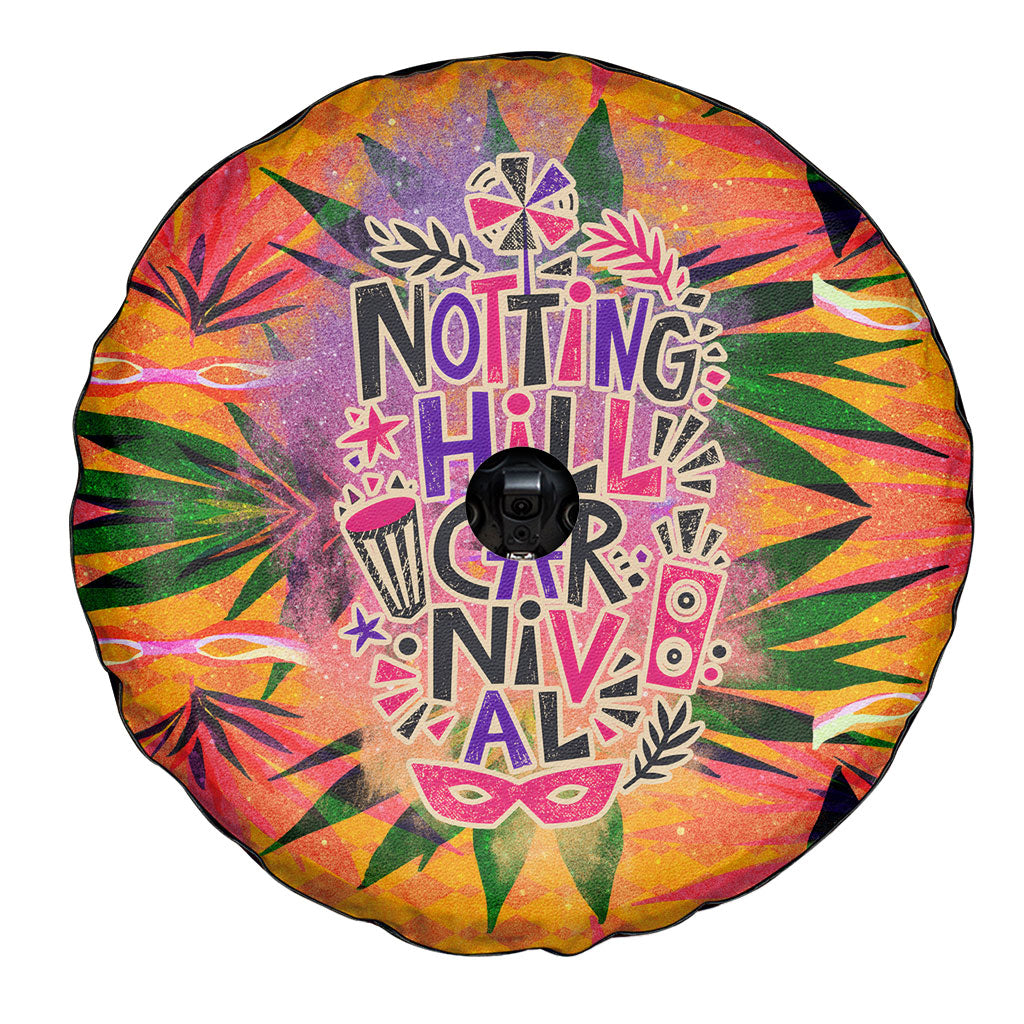 Notting Hill Carnival Spare Tire Cover Caribbean Culture Music Festival Feathered Dancer Tropical