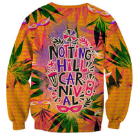 Notting Hill Carnival Sweatshirt Caribbean Culture Music Festival Feathered Dancer Tropical