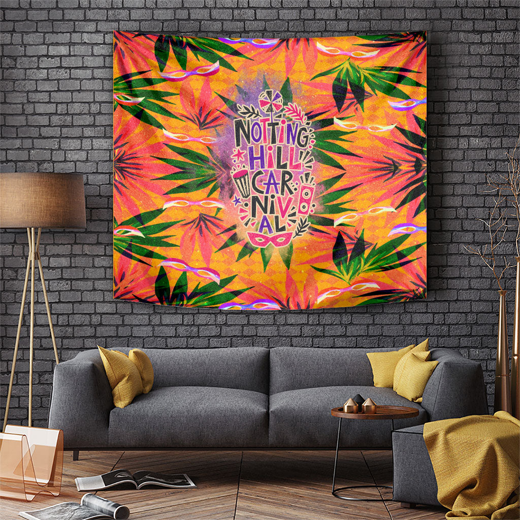 Notting Hill Carnival Tapestry Caribbean Culture Music Festival Feathered Dancer Tropical