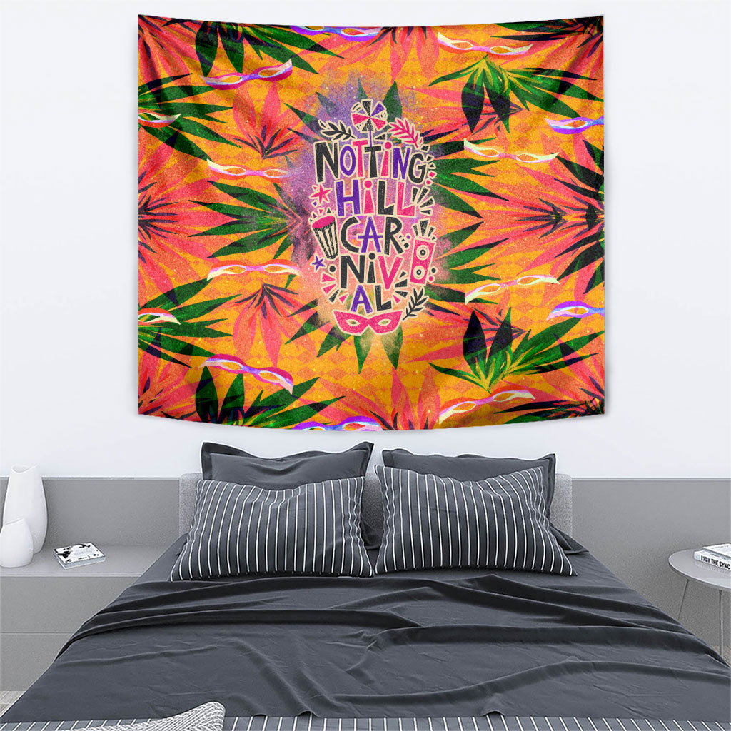 Notting Hill Carnival Tapestry Caribbean Culture Music Festival Feathered Dancer Tropical