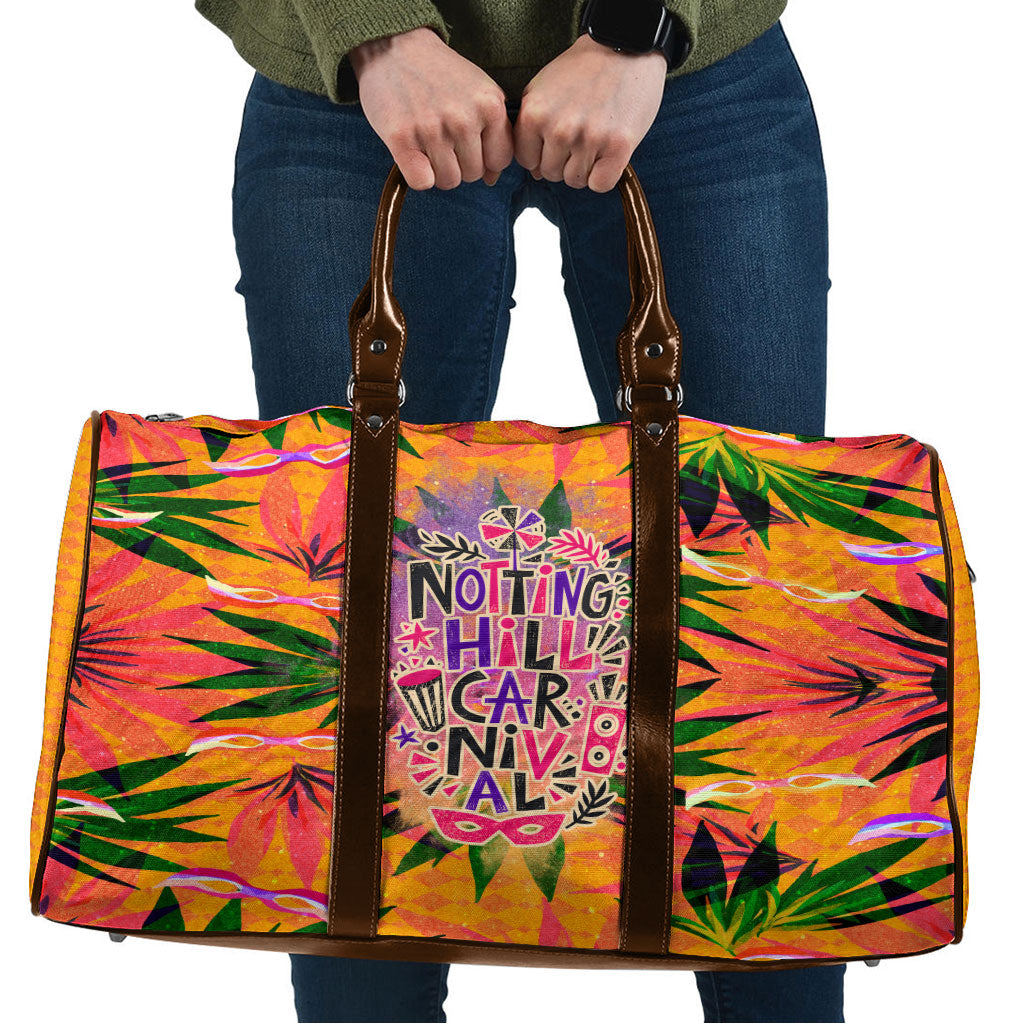 Notting Hill Carnival Travel Bag Caribbean Culture Music Festival Feathered Dancer Tropical