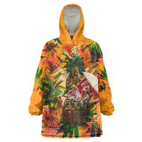 Notting Hill Carnival Wearable Blanket Hoodie Caribbean Culture Music Festival Feathered Dancer Tropical
