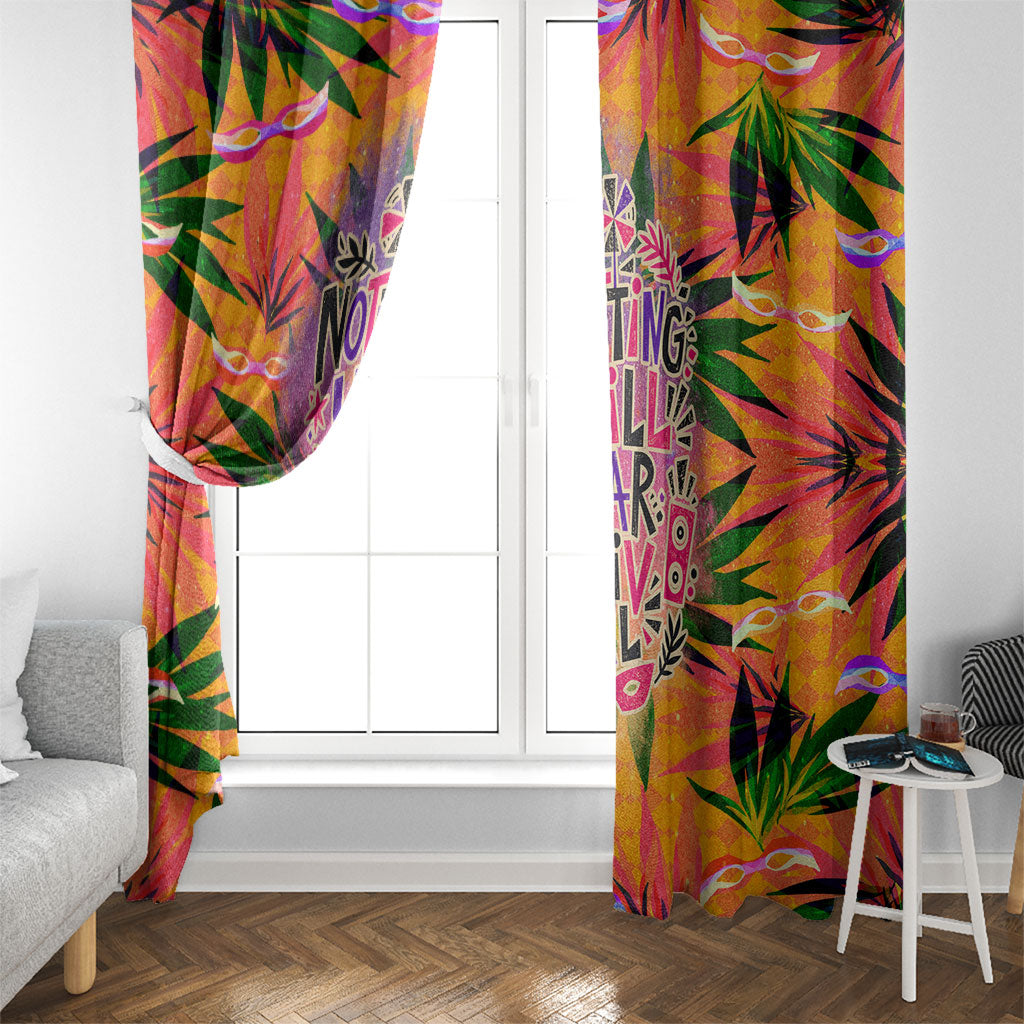 Notting Hill Carnival Window Curtain Caribbean Culture Music Festival Feathered Dancer Tropical
