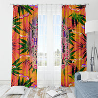 Notting Hill Carnival Window Curtain Caribbean Culture Music Festival Feathered Dancer Tropical