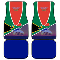 South Africa Heritage Day Car Mats Celebrating Roots Flag Map Sunset Savanna