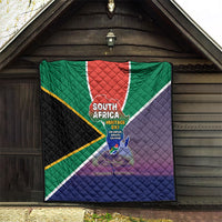 South Africa Heritage Day Quilt Celebrating Roots Flag Map Sunset Savanna