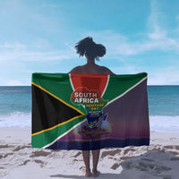 South Africa Heritage Day Sarong Celebrating Roots Flag Map Sunset Savanna