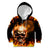 Magic Fire Skull Kid Hoodie I Can't Go To Hell The Devil Still Has A Rest Training Oder Against Me - Wonder Print Shop