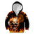 Magic Fire Skull Kid Hoodie I Can't Go To Hell The Devil Still Has A Rest Training Oder Against Me - Wonder Print Shop