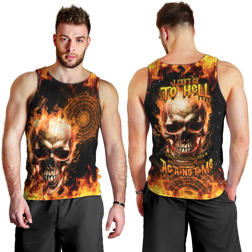 magic-fire-skull-men-tank-top-i-cant-go-to-hell-the-devil-still-has-a-rest-training-oder-against-me
