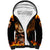 Magic Fire Skull Sherpa Hoodie I Can't Go To Hell The Devil Still Has A Rest Training Oder Against Me - Wonder Print Shop