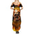 Magic Fire Skull Summer Maxi Dress I Can't Go To Hell The Devil Still Has A Rest Training Oder Against Me - Wonder Print Shop