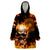 Magic Fire Skull Wearable Blanket Hoodie I Can't Go To Hell The Devil Still Has A Rest Training Oder Against Me - Wonder Print Shop
