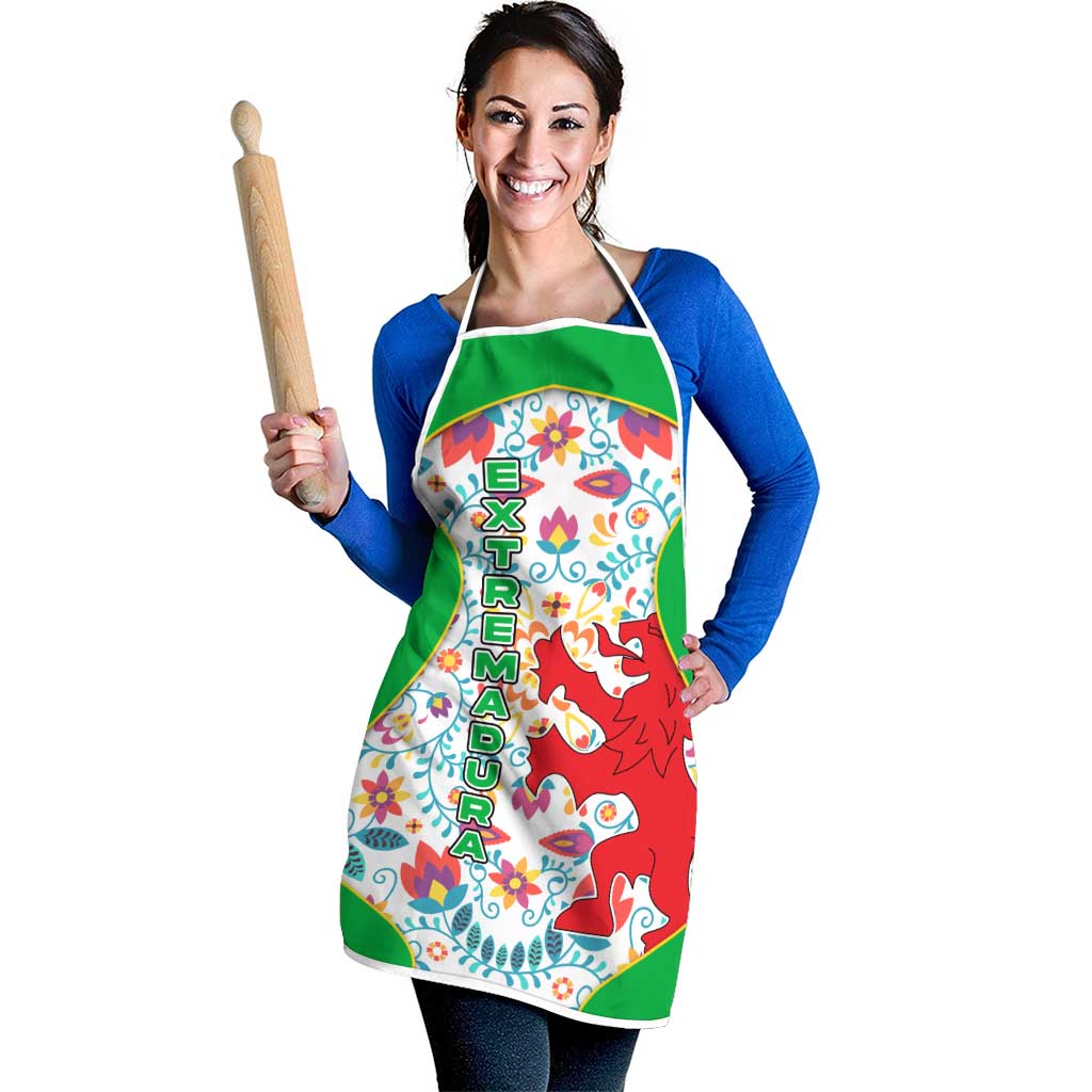 Extremadura Flag Apron Autonomous Community of Spain - Wonder Print Shop