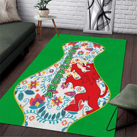 Extremadura Flag Area Rug Autonomous Community of Spain - Wonder Print Shop