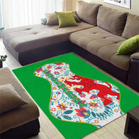 Extremadura Flag Area Rug Autonomous Community of Spain - Wonder Print Shop