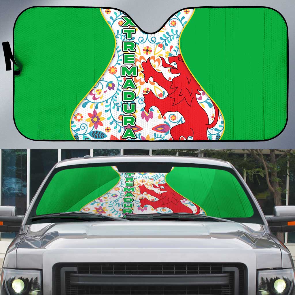 Extremadura Flag Auto Sun Shade Autonomous Community of Spain - Wonder Print Shop