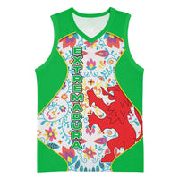 Extremadura Flag Basketball Jersey Autonomous Community of Spain - Wonder Print Shop
