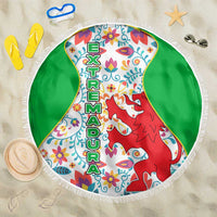 Extremadura Flag Beach Blanket Autonomous Community of Spain - Wonder Print Shop