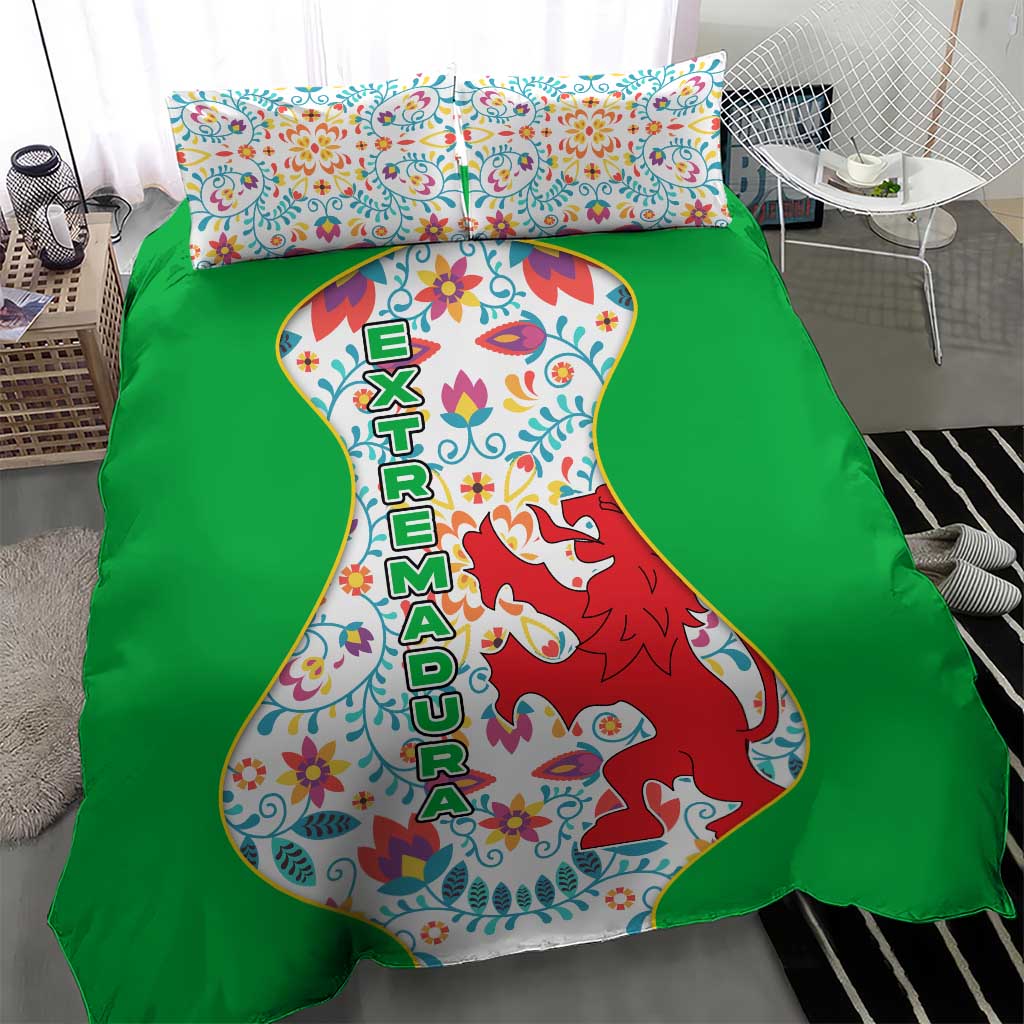 Extremadura Flag Bedding Set Autonomous Community of Spain - Wonder Print Shop