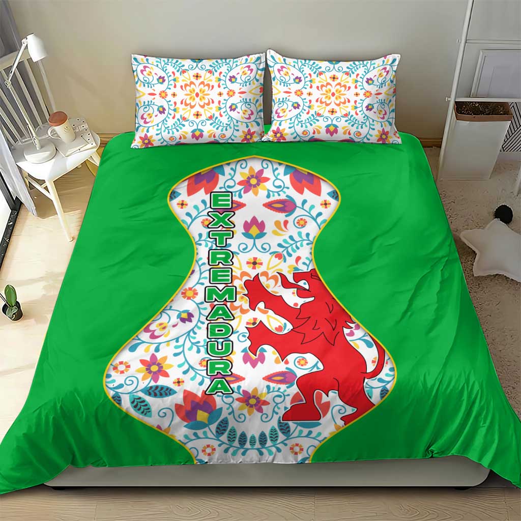 Extremadura Flag Bedding Set Autonomous Community of Spain - Wonder Print Shop