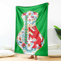 Extremadura Flag Blanket Autonomous Community of Spain - Wonder Print Shop
