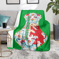 Extremadura Flag Blanket Autonomous Community of Spain - Wonder Print Shop