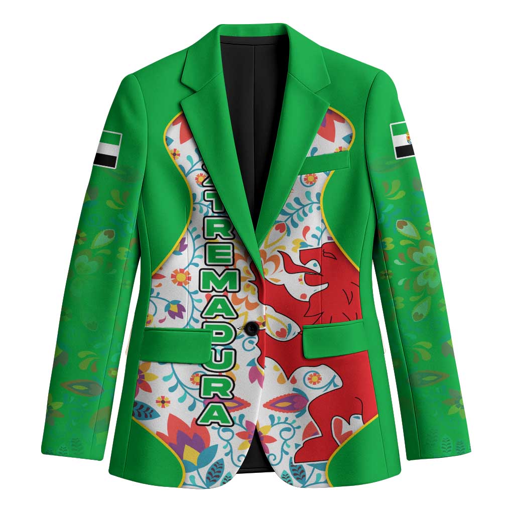 Extremadura Flag Blazer Autonomous Community of Spain - Wonder Print Shop