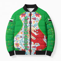 Extremadura Flag Bomber Puffer Jacket Autonomous Community of Spain - Wonder Print Shop