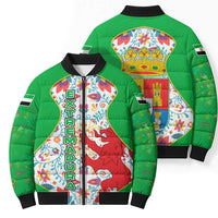 Extremadura Flag Bomber Puffer Jacket Autonomous Community of Spain - Wonder Print Shop