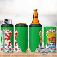 Extremadura Flag 4 in 1 Can Cooler Tumbler Autonomous Community of Spain - Wonder Print Shop
